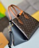 Louis Vuitton M46478 Opera MM Monogram Coated Canvas and Cowhide Leather Black