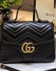 Gucci GG Marmont Small Top Handle Bag 498110 Black