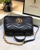 Gucci GG Marmont Small Top Handle Bag 498110 Black