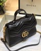 Gucci GG Marmont Small Top Handle Bag 498110 Black