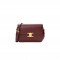 CELINE SHINY CALFSKIN MEDIUM TRIOMPHE LIGHT BURGUNDY (23*15*5cm)