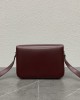 CELINE SHINY CALFSKIN MEDIUM TRIOMPHE LIGHT BURGUNDY (23*15*5cm)