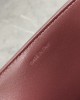 CELINE SHINY CALFSKIN MEDIUM TRIOMPHE LIGHT BURGUNDY (23*15*5cm)