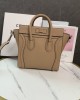 CELINE DRUMMED CALFSKIN NANO LUGGAGE DUNE 1403304 (20*20*10cm)