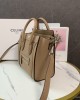 CELINE DRUMMED CALFSKIN NANO LUGGAGE DUNE 1403304 (20*20*10cm)