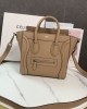 CELINE DRUMMED CALFSKIN NANO LUGGAGE DUNE 1403304 (20*20*10cm)