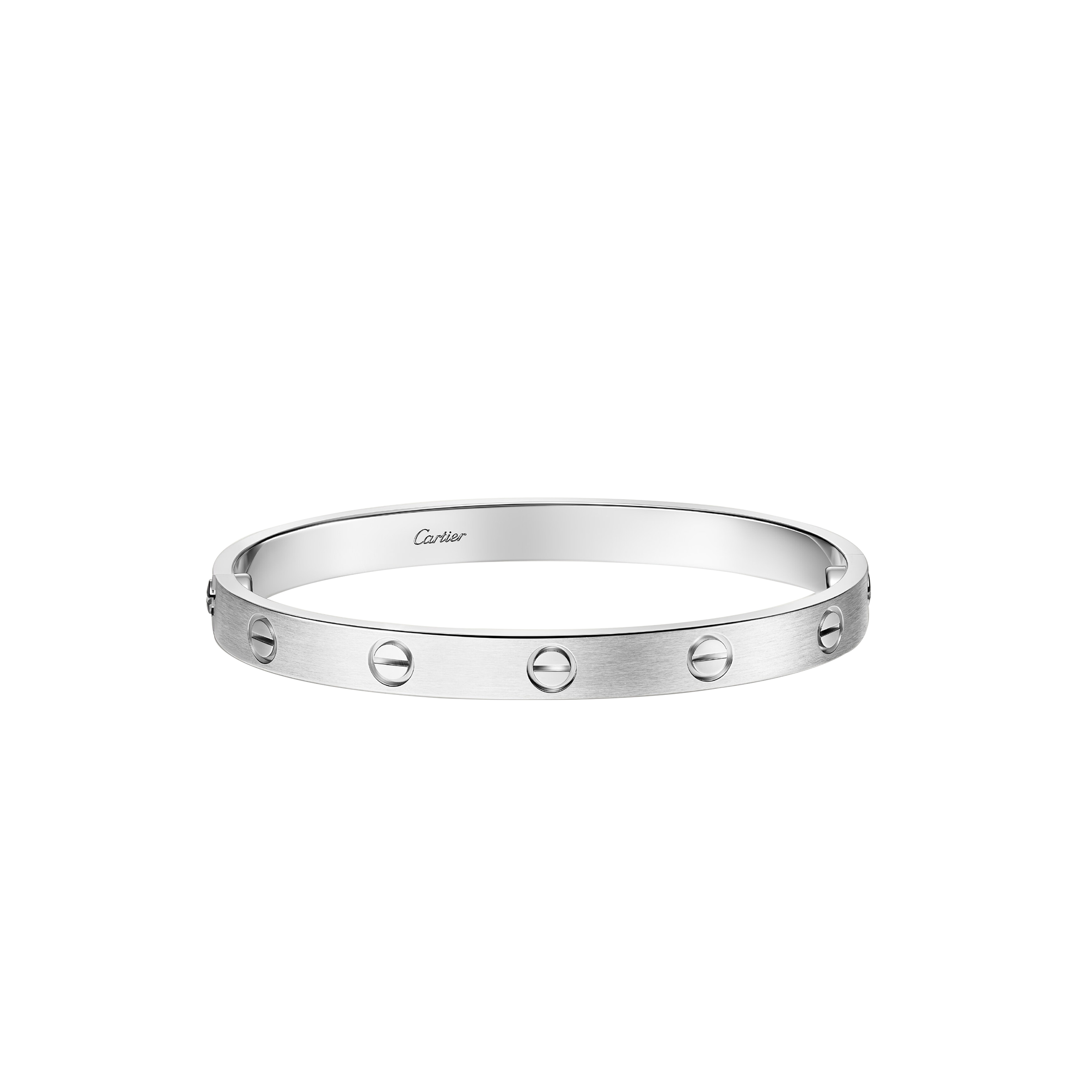 CARTIER LOVE BRACELET, CLASSIC MODEL, BRUSHED B6077117