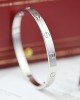 CARTIER LOVE BRACELET, CLASSIC MODEL, BRUSHED B6077117