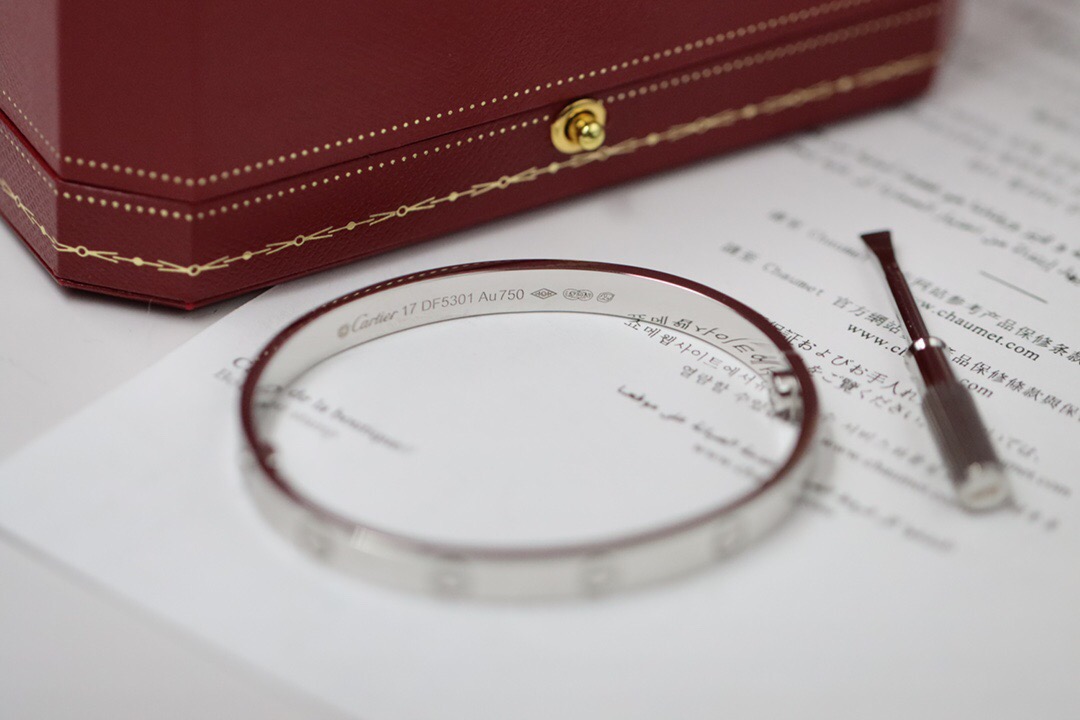 CARTIER LOVE BRACELET, CLASSIC MODEL, BRUSHED B6077117