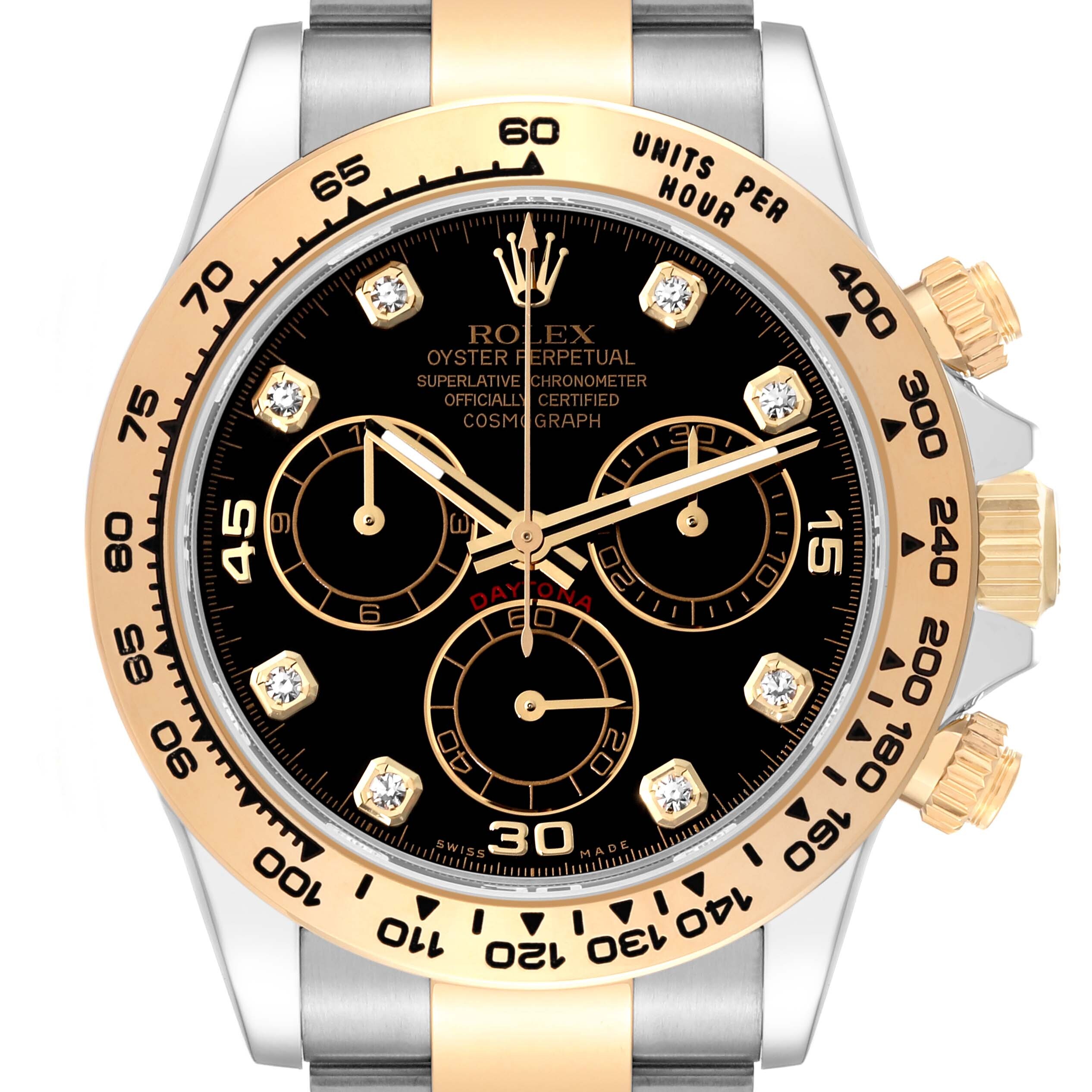 Rolex Cosmograph Daytona Steel Yellow Gold Mens Watch 116503