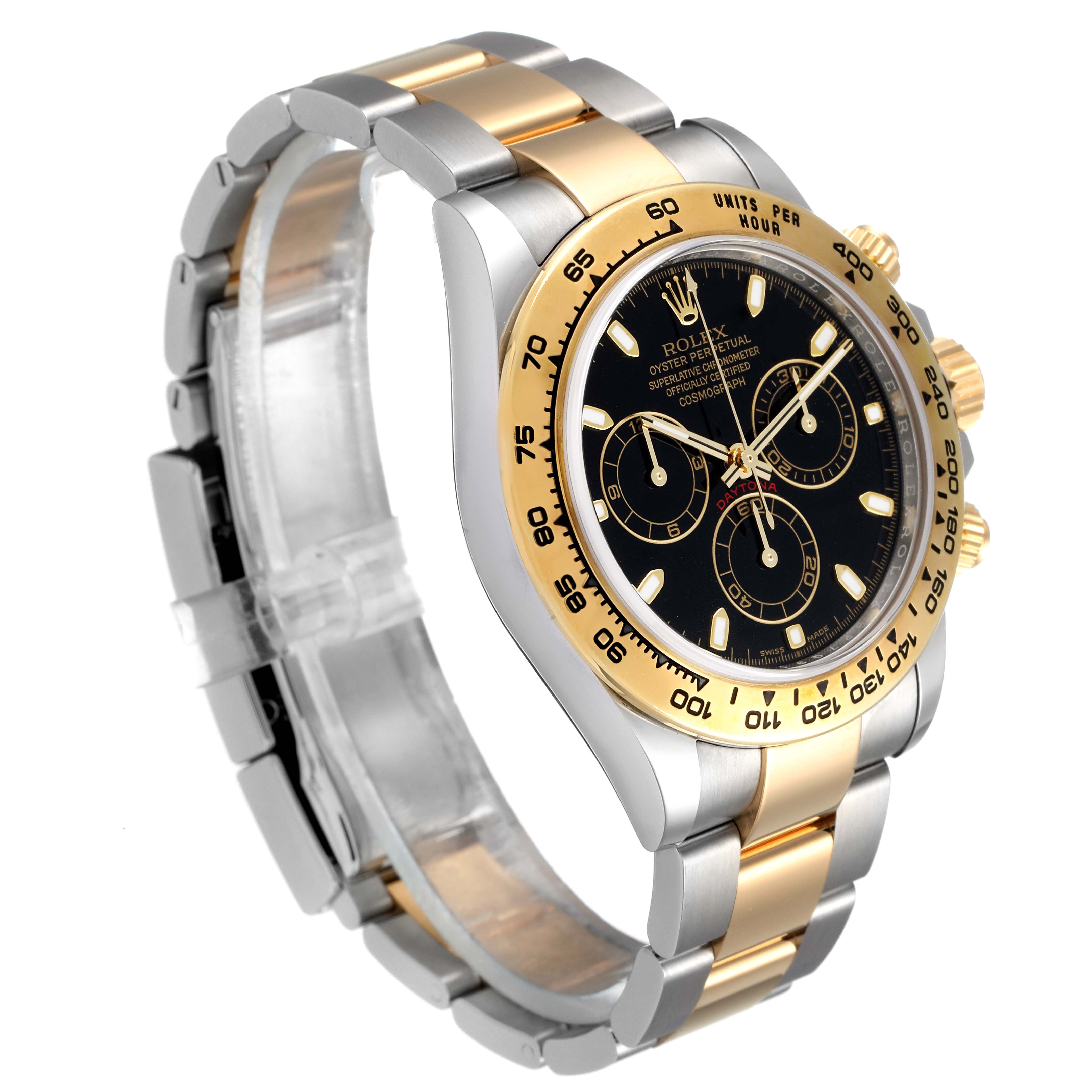 Rolex Cosmograph Daytona Steel Yellow Gold Mens Watch 116503