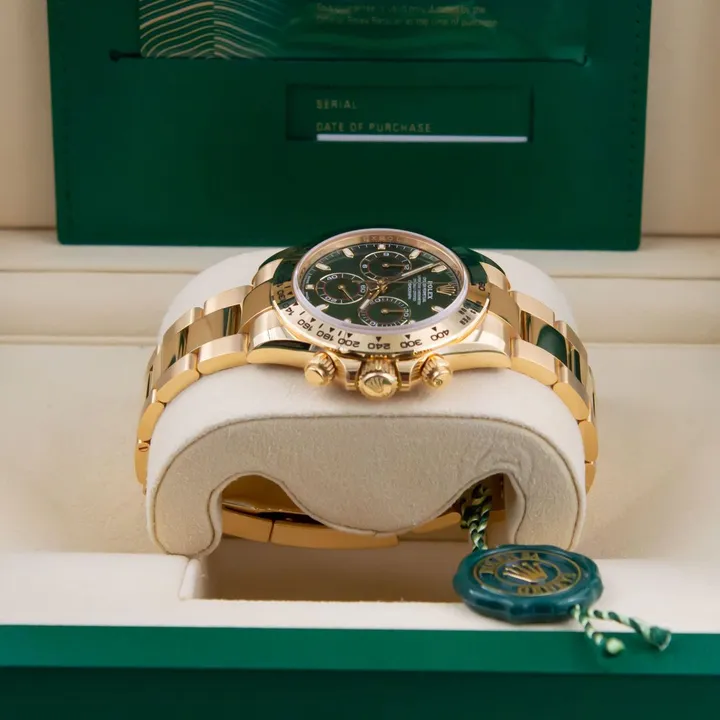 Rolex Daytona 116508-0013 Green Dial Yellow Gold Oyster