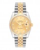 Rolex Datejust Steel Yellow Gold Champagne Diamond Dial Mens Watch 116233