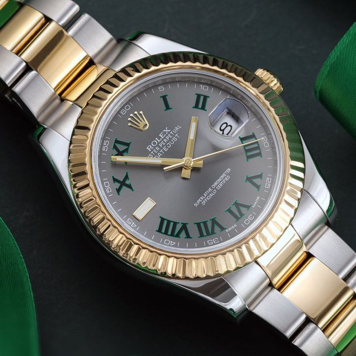 ROLEX DATEJUST 41 WATCH 126331 WIMBLEDON