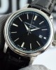 Vacheron Constantin Overseas White/ Black Dial 40 mm Steel Leather Bracelet 