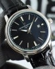 Vacheron Constantin Overseas White/ Black Dial 40 mm Steel Leather Bracelet 