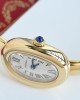 Cartier Baignoire White Dial 18*24 mm Gold Bracelet 