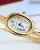 Cartier Baignoire White Dial 18*24 mm Gold Bracelet 