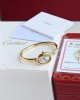 Cartier Baignoire White Dial 18*24 mm Gold Bracelet 