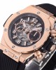 Hublot BigBang Black Dial 45 mm Rose Gold Rubber Bracelet 