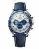 Omega Speedmaster White Snoopy Dial 42 mm Blue Canvas Bracelet 