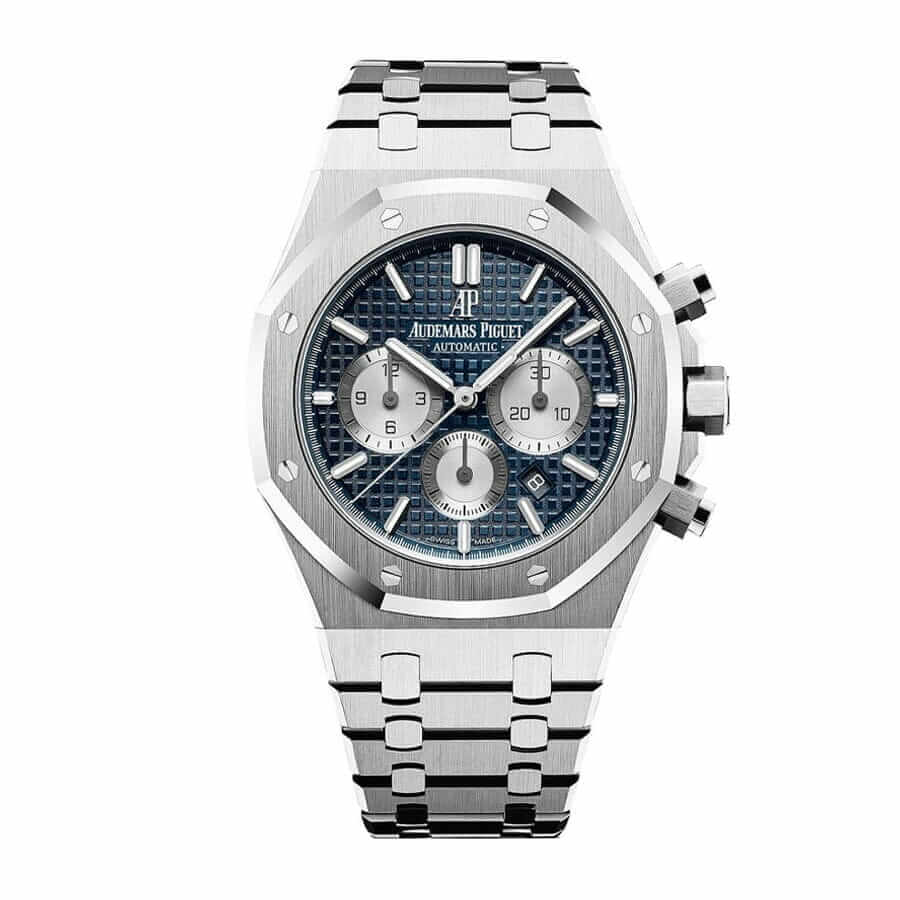 Audemars Piguet Royal Oak Chronograph 26331ST.OO.1220ST.01 Blue Dial 41mm Steel Oyster Bracelet 