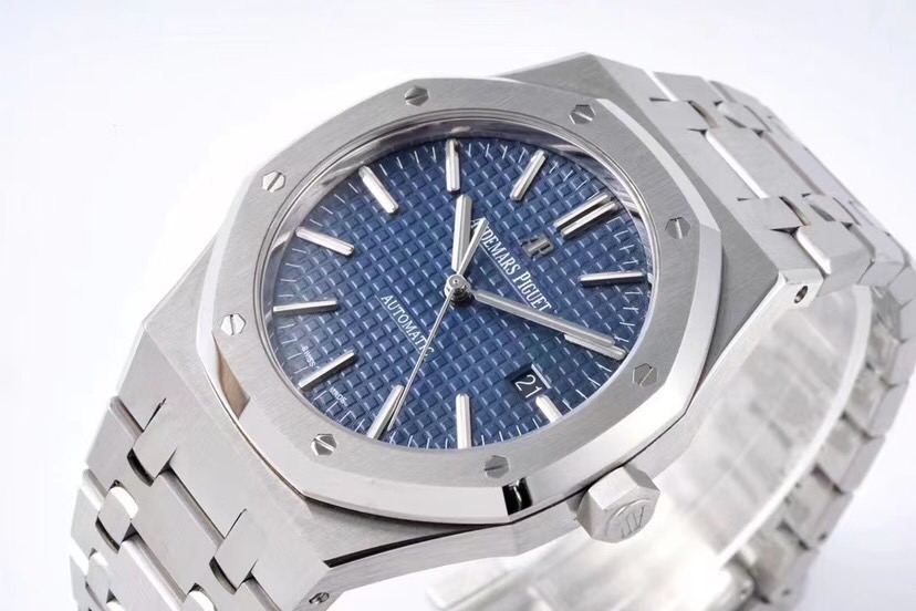 Audemars Piguet Royal Oak 15500 Blue Dial 41mm Steel Oyster Bracelet 