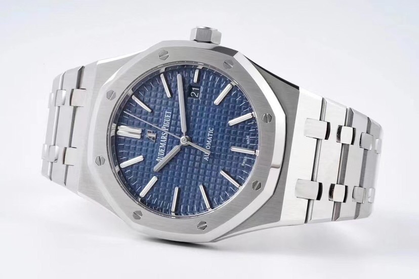 Audemars Piguet Royal Oak 15500 Blue Dial 41mm Steel Oyster Bracelet 