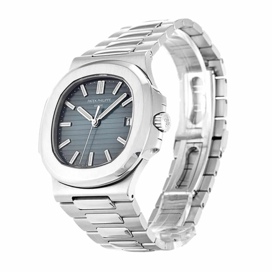 Patek Philippe Nautilus Blue Dial 40mm Platinum Oyster Bracelet 5711