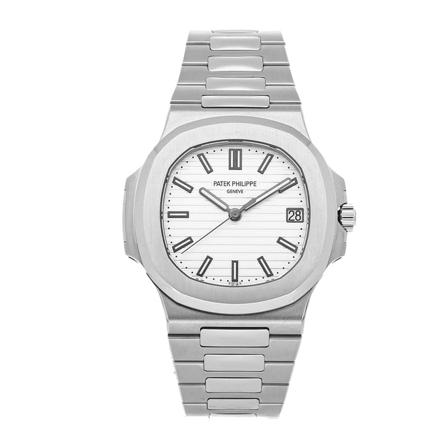 Patek Philippe Nautilus White Dial 40mm Platinum Oyster Bracelet 5711/1A-011