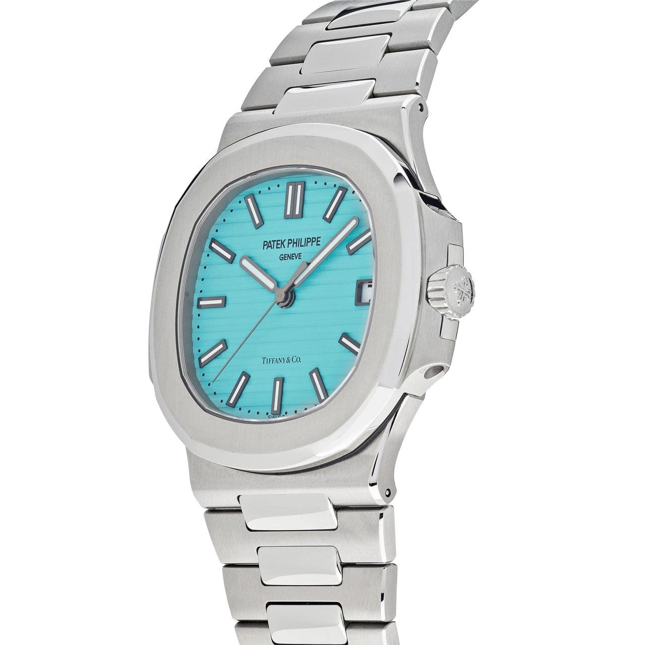 Patek Philippe Nautilus Tiffany & Co. Blue Blue Dial 40mm Platinum Oyster Bracelet 5711/1A-018