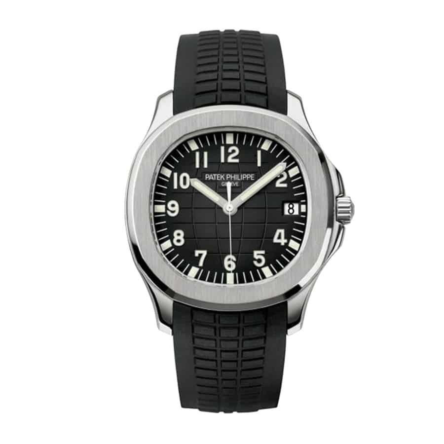 Patek Philippe Aquanaut Black Dial 40mm Black Rubber Bracelet 5167A