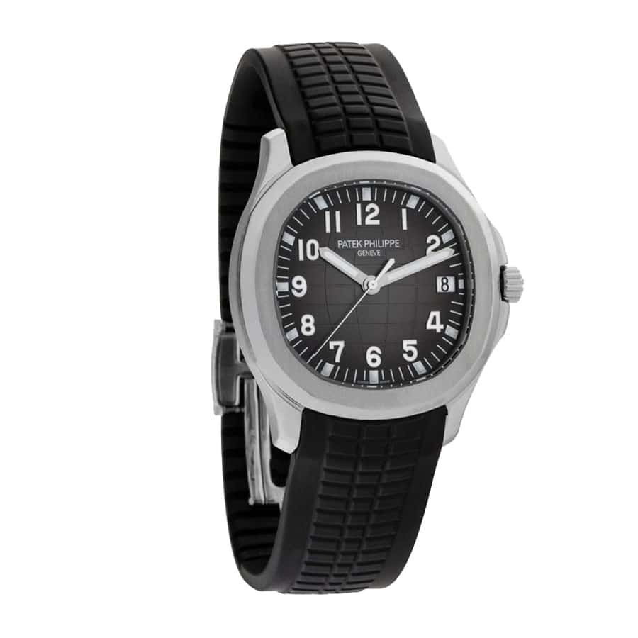 Patek Philippe Aquanaut Black Dial 40mm Black Rubber Bracelet 5167A