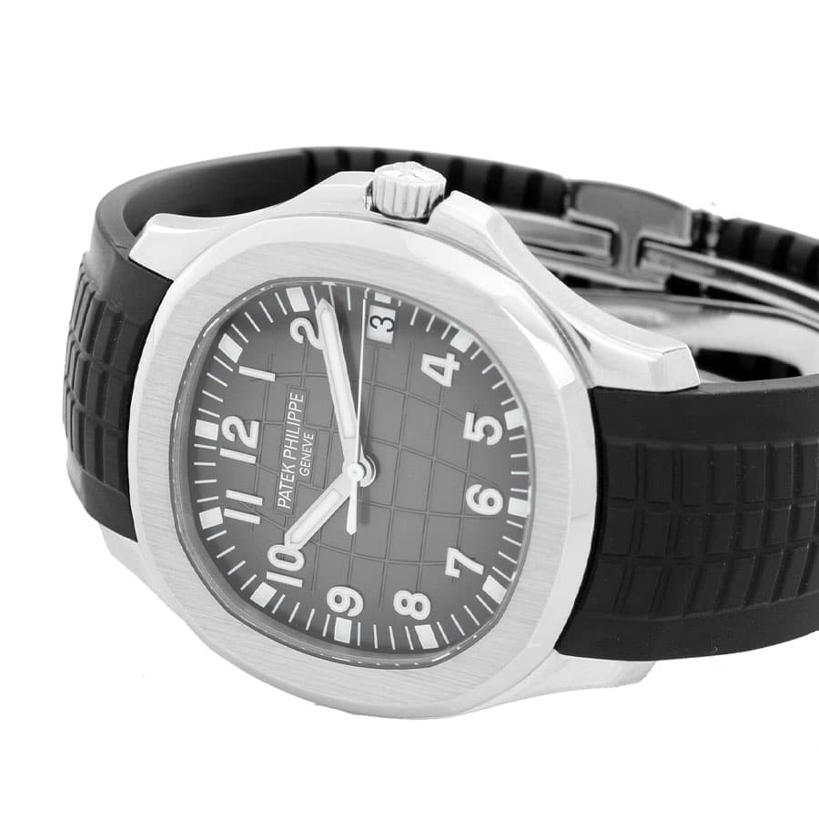 Patek Philippe Aquanaut Black Dial 40mm Black Rubber Bracelet 5167A