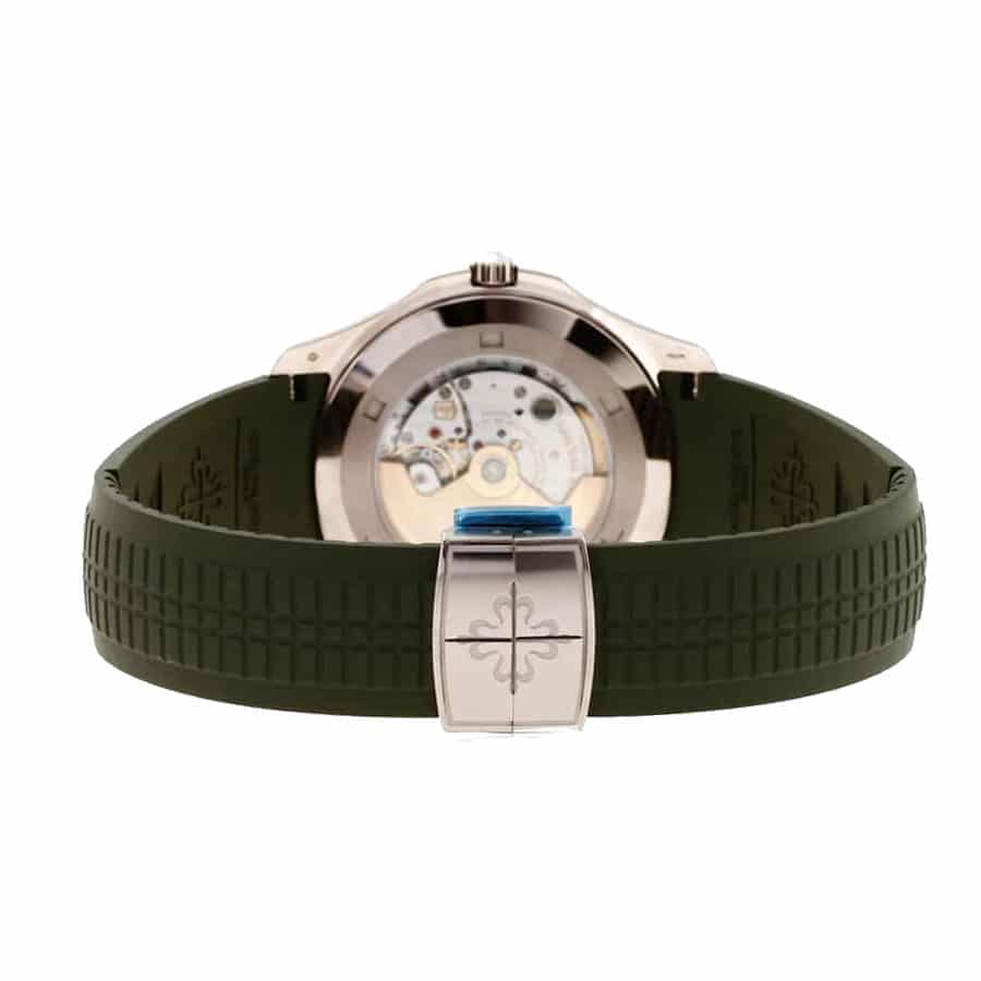 Patek Philippe Aquanaut Green Dial 42mm Green Rubber Bracelet 5168G 