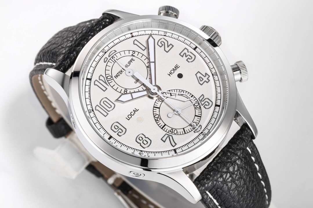 Patek Philippe Complications White Dial 42 mm Platinum Leather Bracelet 5924G