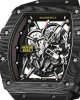 Richard Mille RM035 Black Dial 49.48mm Black Rubber Bracelet 