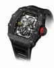 Richard Mille RM035 Black Dial 49.48mm Black Rubber Bracelet 