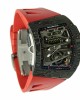 Richard Mille RM055 Black Dial 49.48mm Red Rubber Bracelet 