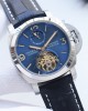 Panerai Luminor Marina Multi-Color Dial 45 mm Steel/ Rose Gold Leather Bracelet 