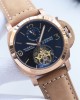 Panerai Luminor Marina Multi-Color Dial 45 mm Steel/ Rose Gold Leather Bracelet 