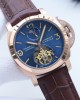 Panerai Luminor Marina Multi-Color Dial 45 mm Steel/ Rose Gold Leather Bracelet 