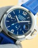 Panerai Luminor Blue Dial 44 mm Steel Leather Bracelet 